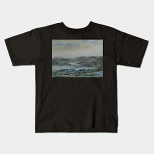 Mist Over Lakeland Kids T-Shirt